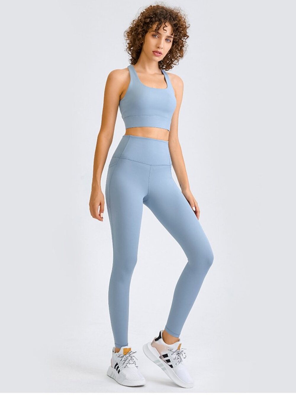 Double Take Square Neck Racerback Cropped Tank NWT Size 4 - Picture 6 of 6